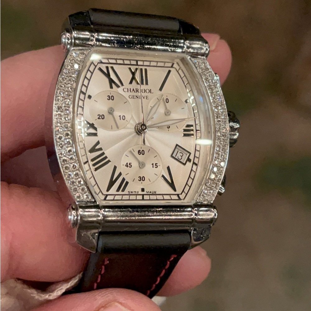 Charriol Colvmbvs 060T2 Chrono Diamond Watch